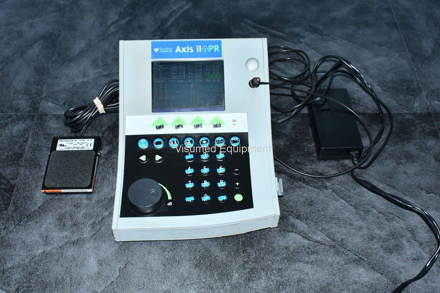 Refurbished QUANTEL MEDICAL AXIS II PR Ultrasound A-Scan Biometer offered by Visumed Equipment