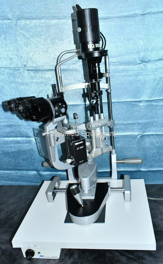 Refurbished Haag BQ 900 Slitlamp with AT 900 Applanation tonometer offered by Visumed Equipment