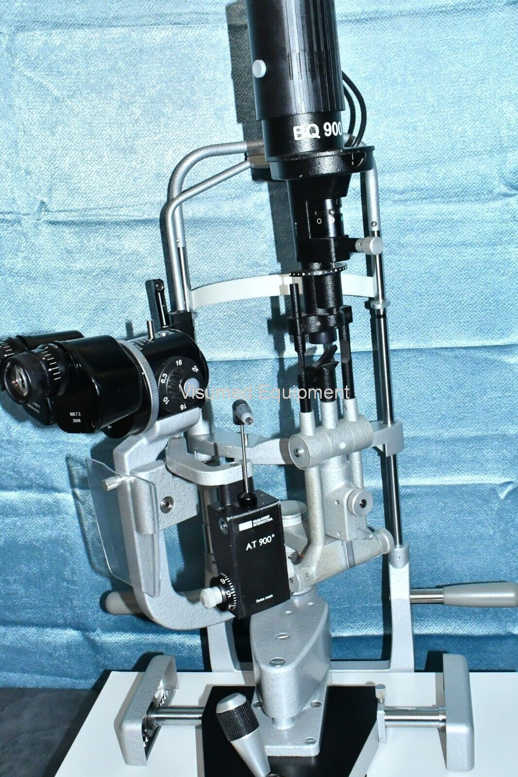 Refurbished Haag BQ 900 Slitlamp with AT 900 Applanation tonometer offered by Visumed Equipment