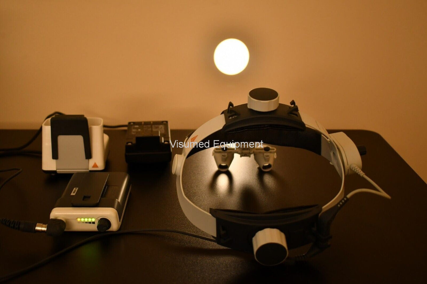 Refurbished Heine 3S LED w/ Binocular Dental 3.5x 420mm Loupes S Frame Type Attachment offered by Visumed Equipment