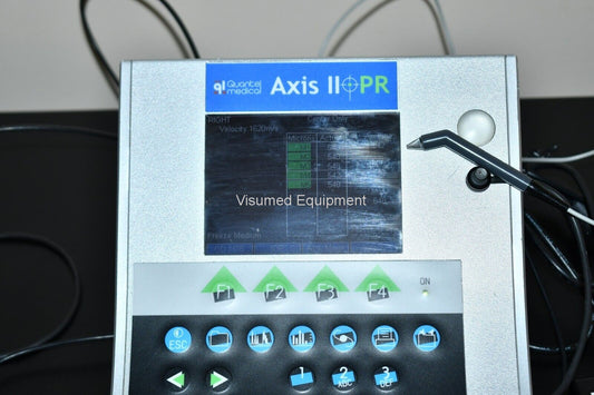 Refurbished Quantel Medical Axis PR II Ultrasonic A-scan pachymeter offered by Visumed Equipment