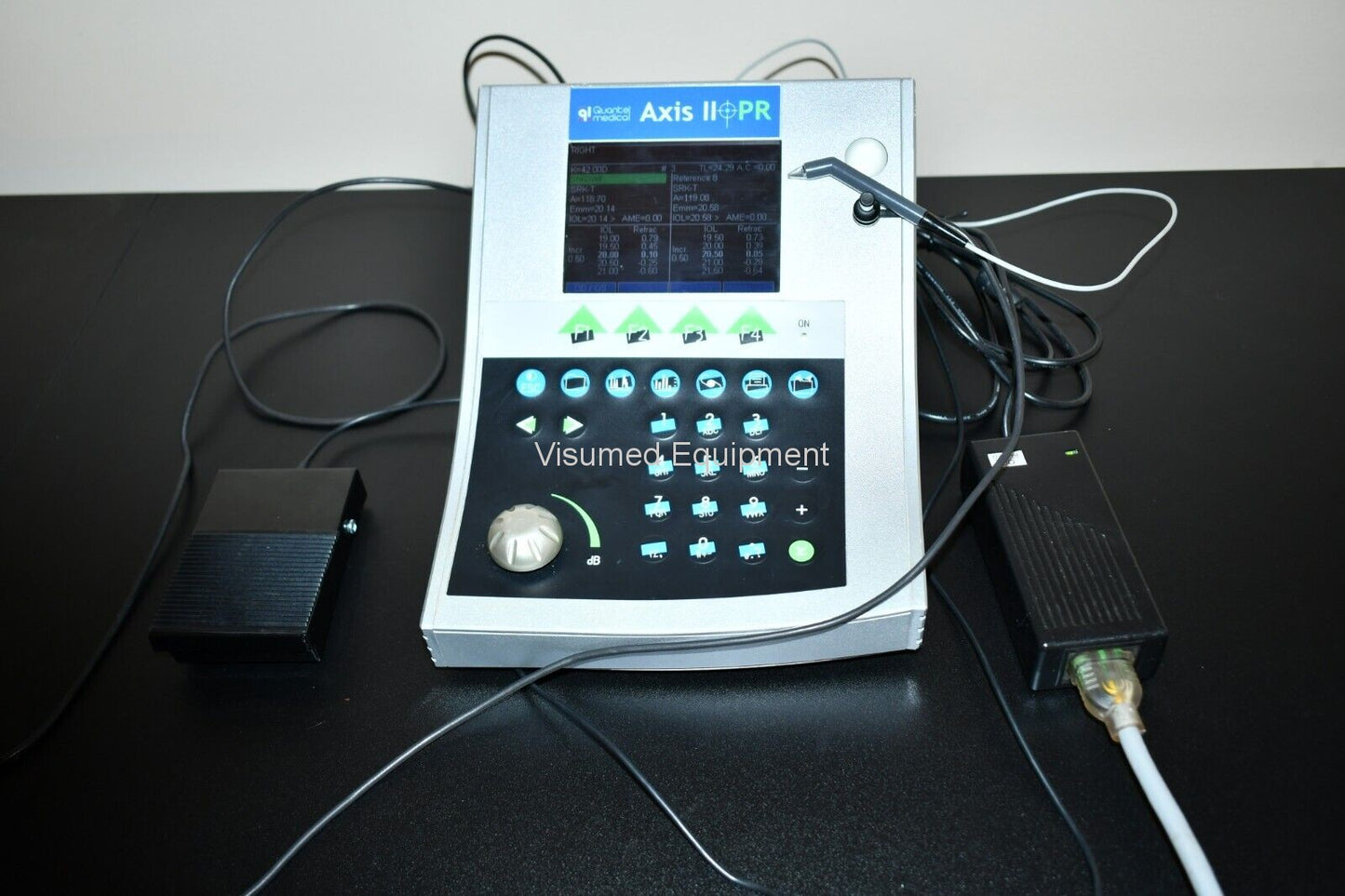 Refurbished Quantel Medical Axis PR II Ultrasonic A-scan pachymeter offered by Visumed Equipment