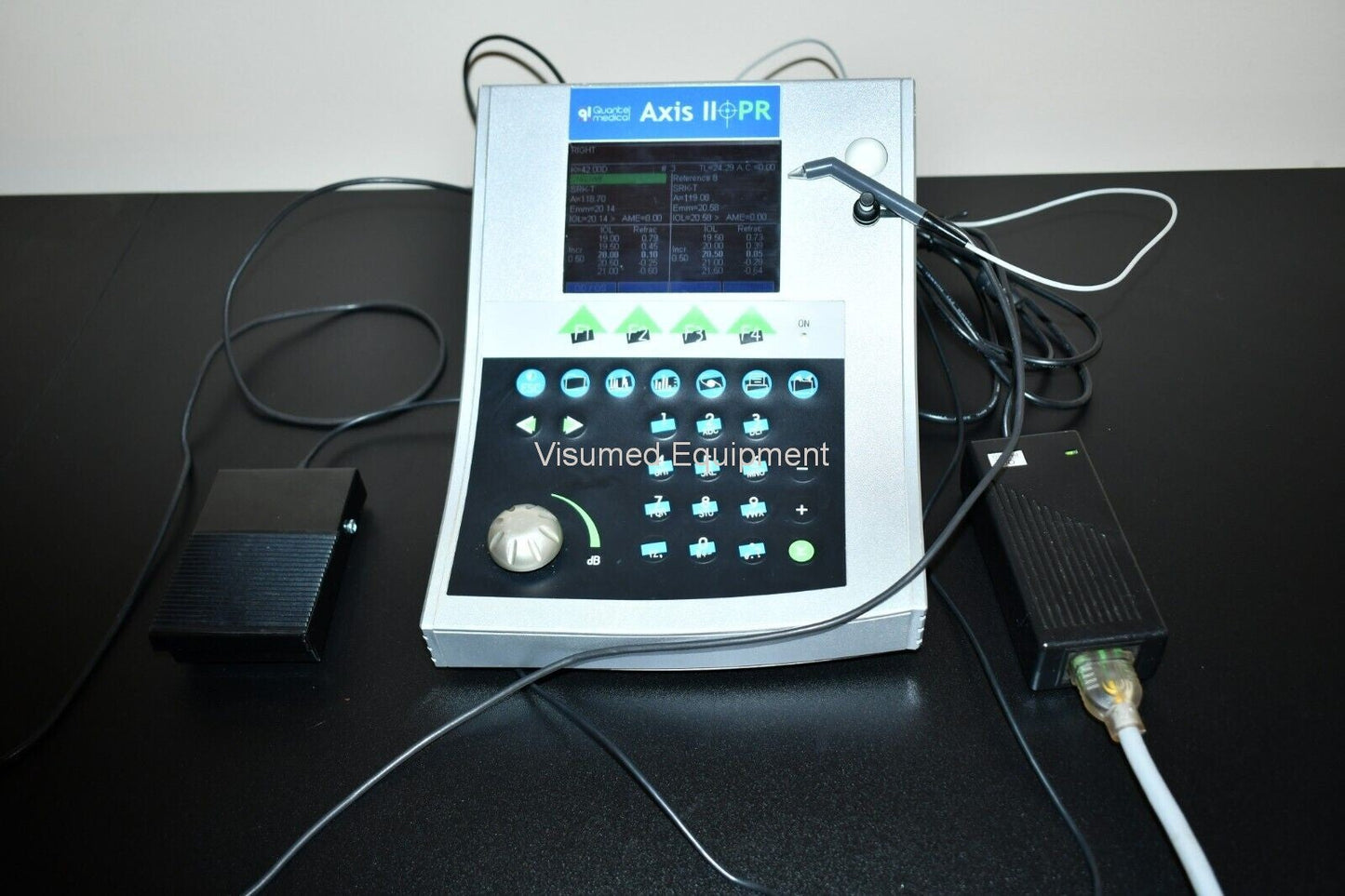 Quantel Medical Axis PR II Ultrasonic A-Scan Pachymeter — Refurbished