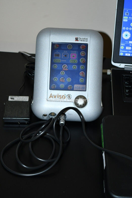 Refurbished Quantel Aviso UBM ophthalmic ultrasound offered by Visumed Equipment
