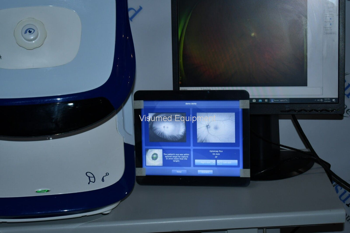Refurbished Optos Daytona RG AF retinal Camera offered by Visumed Equipment