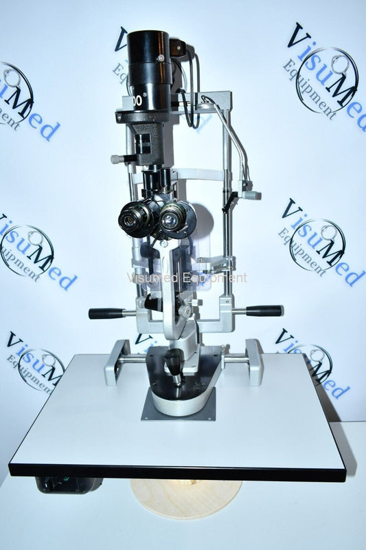 Refurbished Haag Streit BM 900 Slit Lamp with Goldmann Applanation Tonometer offered by Visumed Equipment