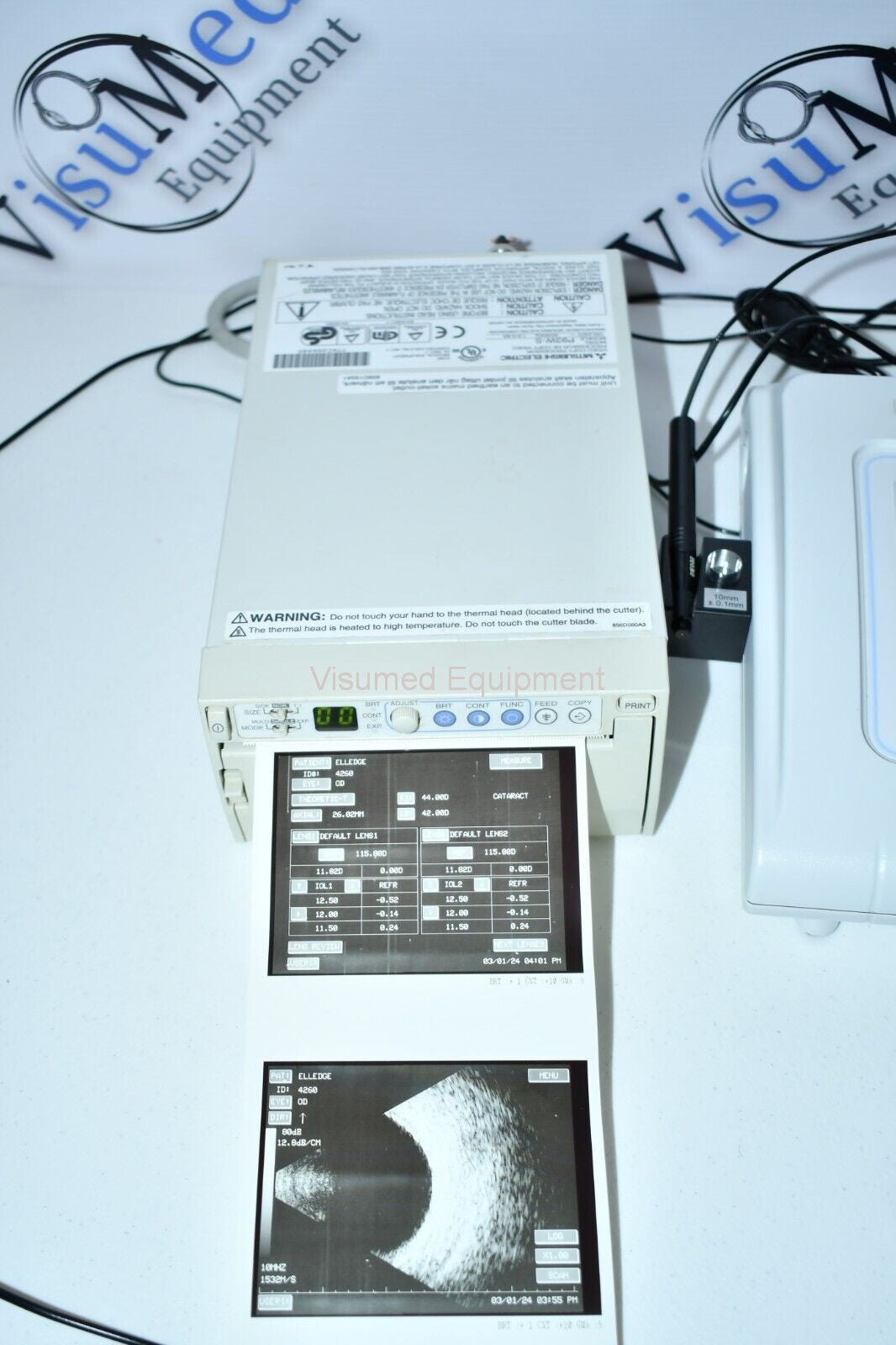 Refurbished Sonomed AB-5500 EZ Bscan A-scan B-scan Ophthalmic ultrasound with Printer offered by Visumed Equipment