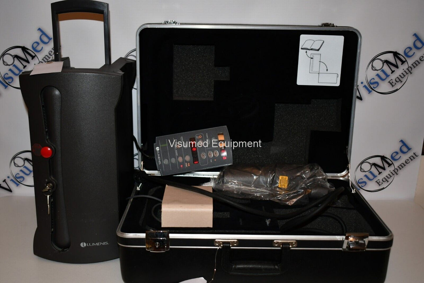 Refurbished Lumenis Selecta II SLT laser with Haag Streit Slit Lamp Attachment offered by Visumed Equipment