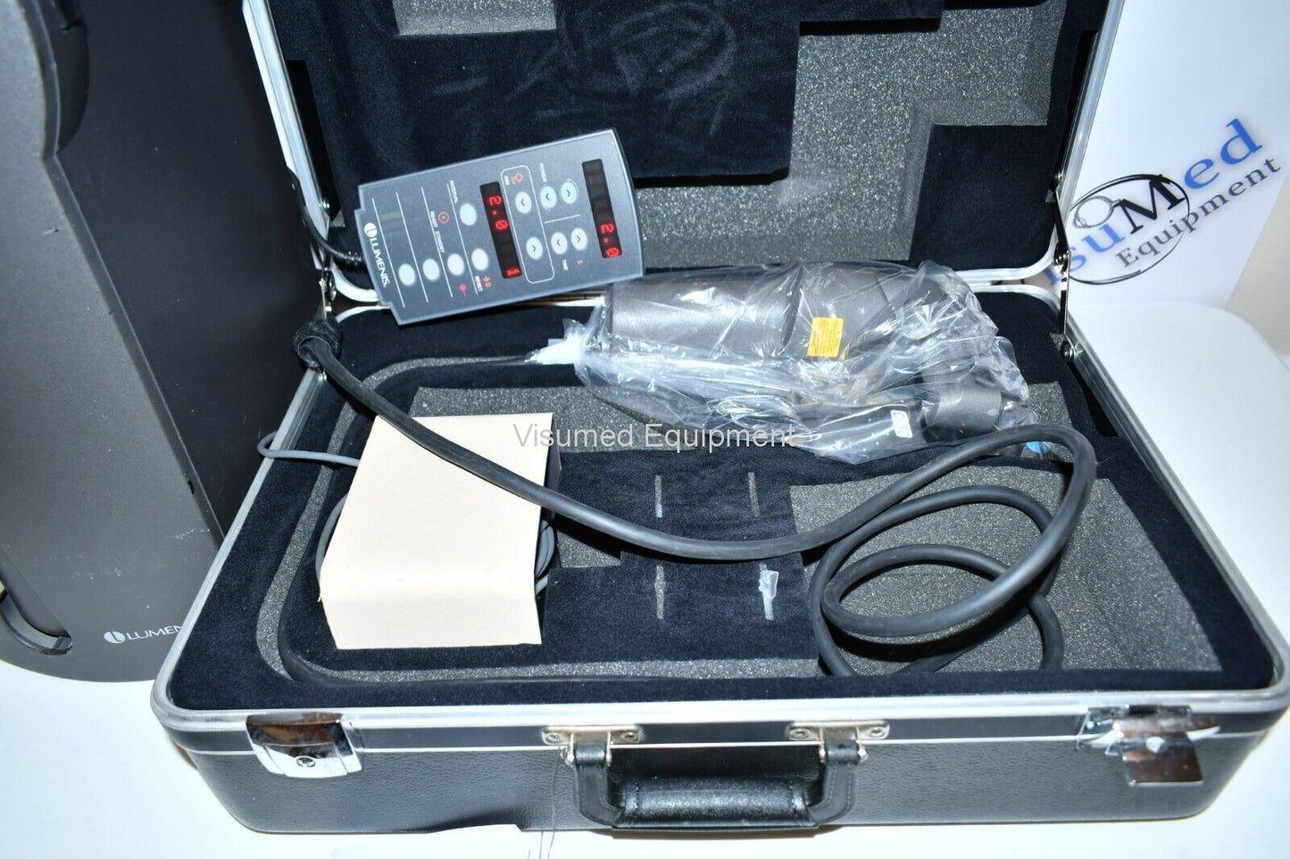 Refurbished Lumenis Selecta II SLT laser with Haag Streit Slit Lamp Attachment offered by Visumed Equipment