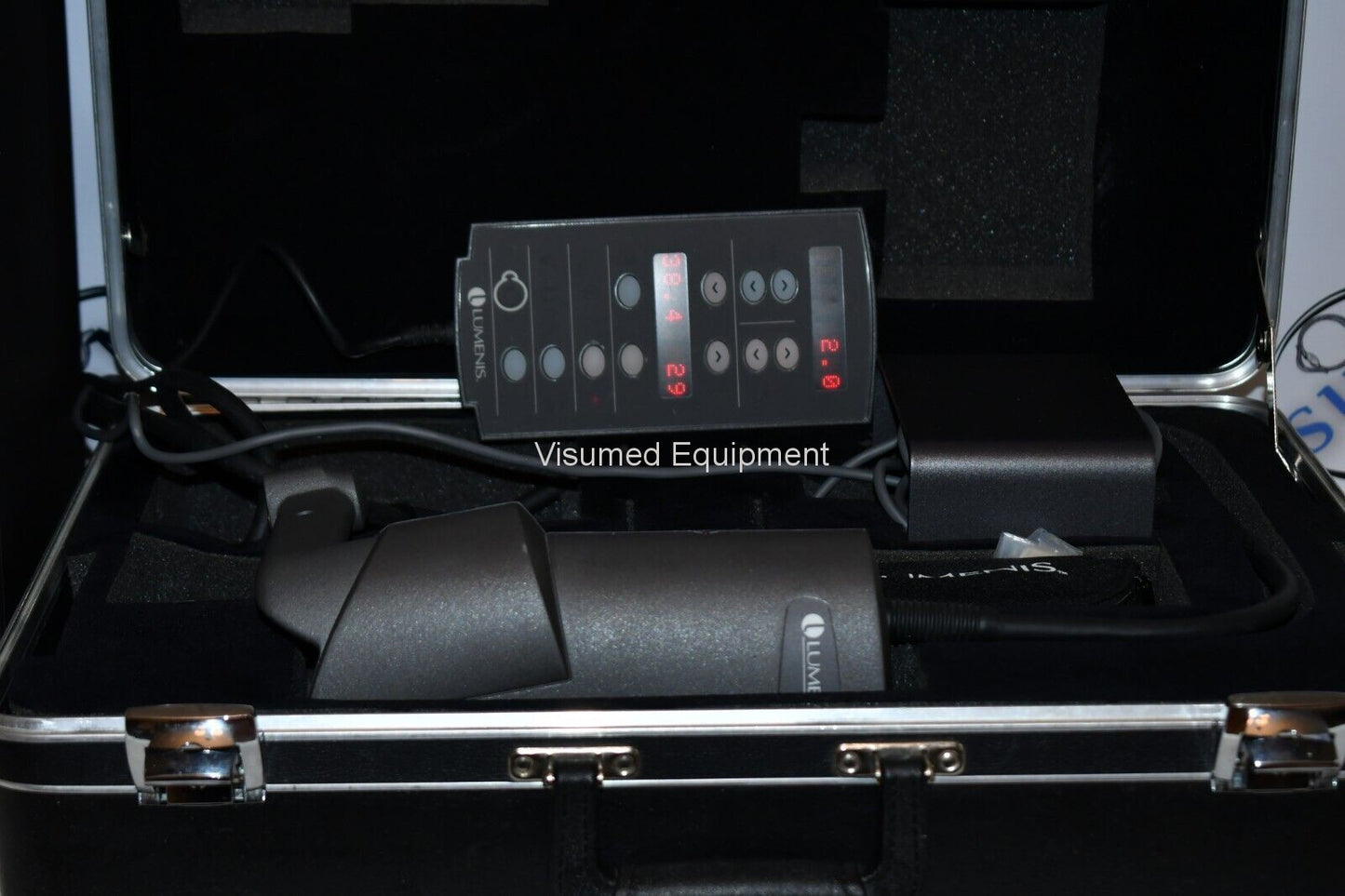 Refurbished Lumenis Selecta II SLT laser with Haag Streit Slit Lamp Attachment offered by Visumed Equipment