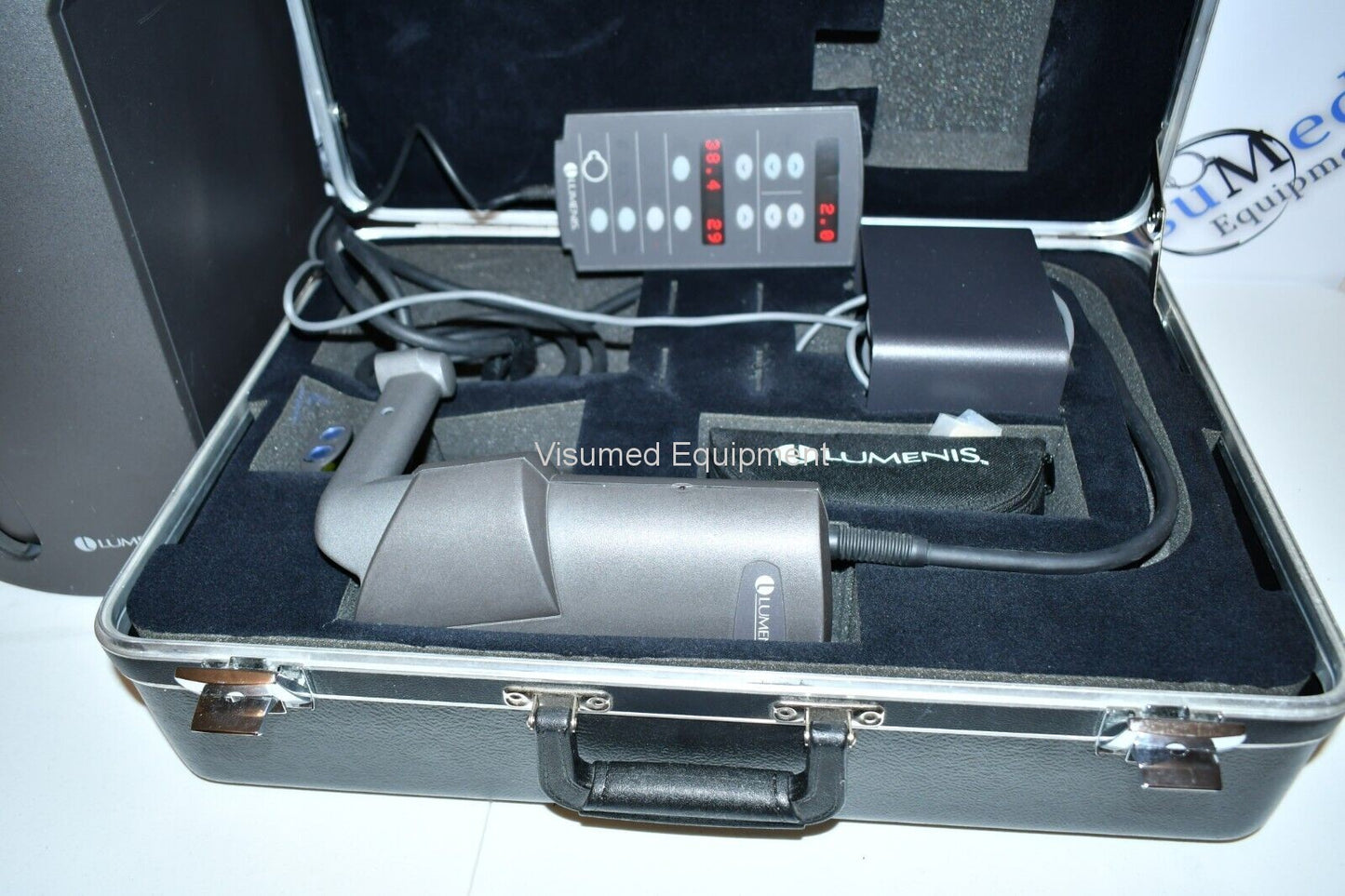 Refurbished Lumenis Selecta II SLT laser with Haag Streit Slit Lamp Attachment offered by Visumed Equipment