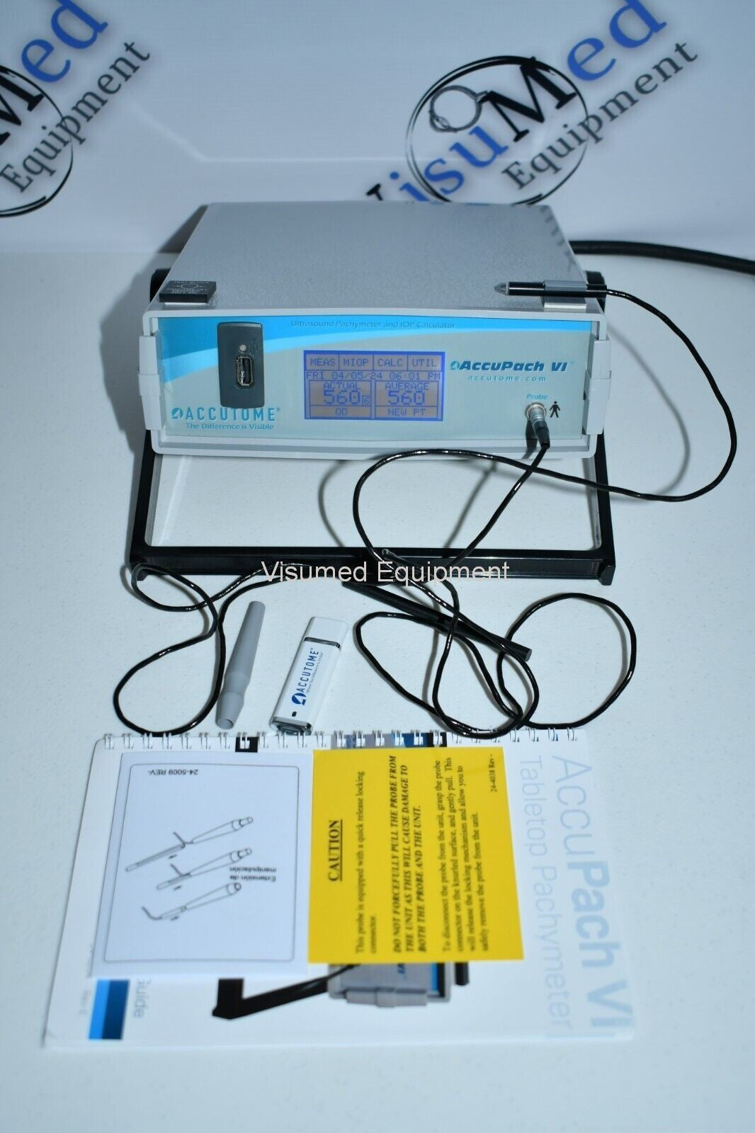 Refurbished Accutome AccuPach VI Ultrasound Pachymeter offered by Visumed Equipment