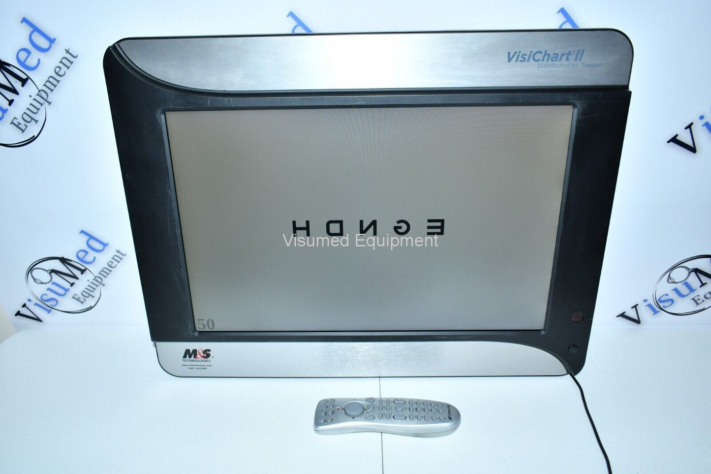 Refurbished M&S Technologies Topcon refurbished Visichart II vision acuity chart offered by Visumed Equipment