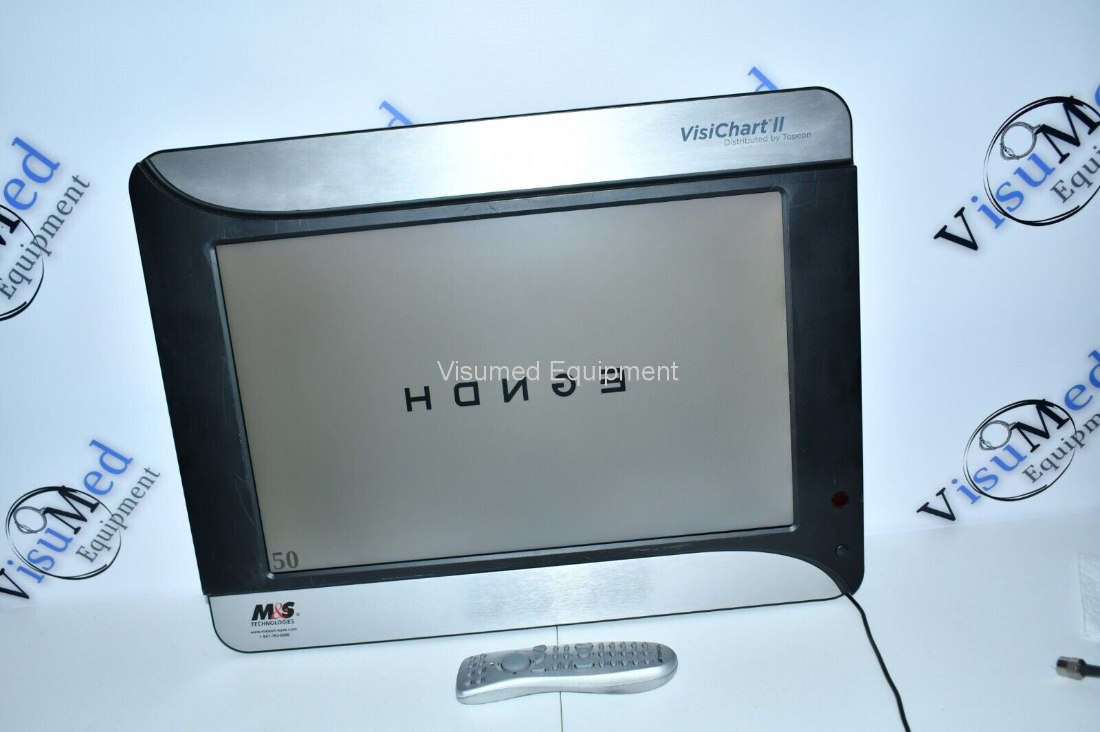 Refurbished M&S Technologies Topcon refurbished Visichart II vision acuity chart offered by Visumed Equipment