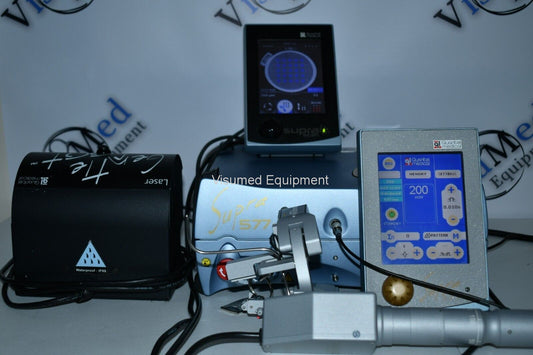 Refurbished Quantel Supra Scan 577 micropulse yellow Pattern Laser with Haag Streit Adapter offered by Visumed Equipment
