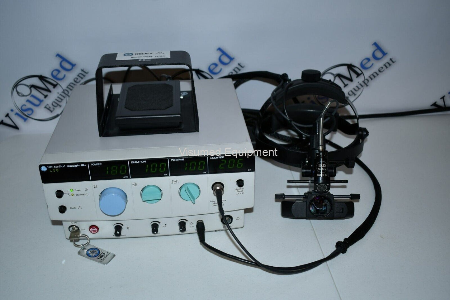 Refurbished Iridex GLx Green 532 laser with Indirect Ophthalmoscope LIO offered by Visumed Equipment