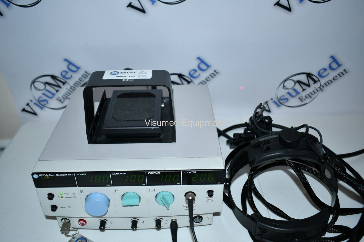 Refurbished Iridex GLx Green 532 laser with Indirect Ophthalmoscope LIO offered by Visumed Equipment