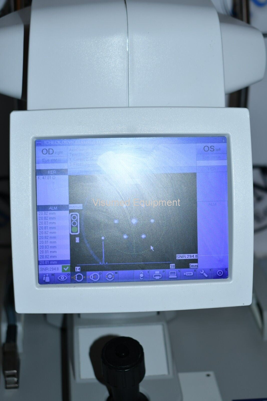 Refurbished Zeiss IOL Master 500 Optical Biometer with accessories offered by Visumed Equipment