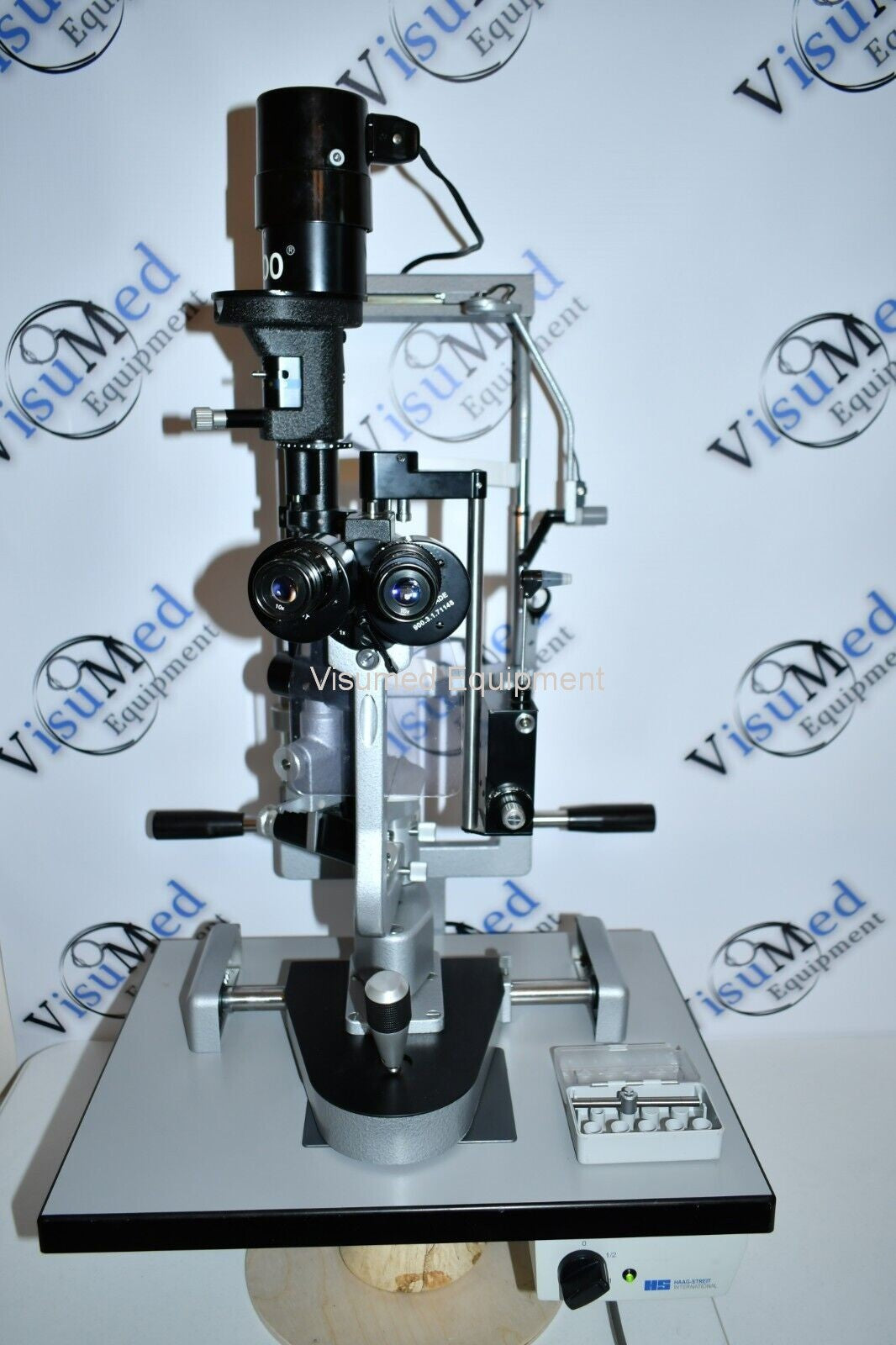 Refurbished Haag Streit BM 900 Slit Lamp with Haag Streit Tonometer offered by Visumed Equipment