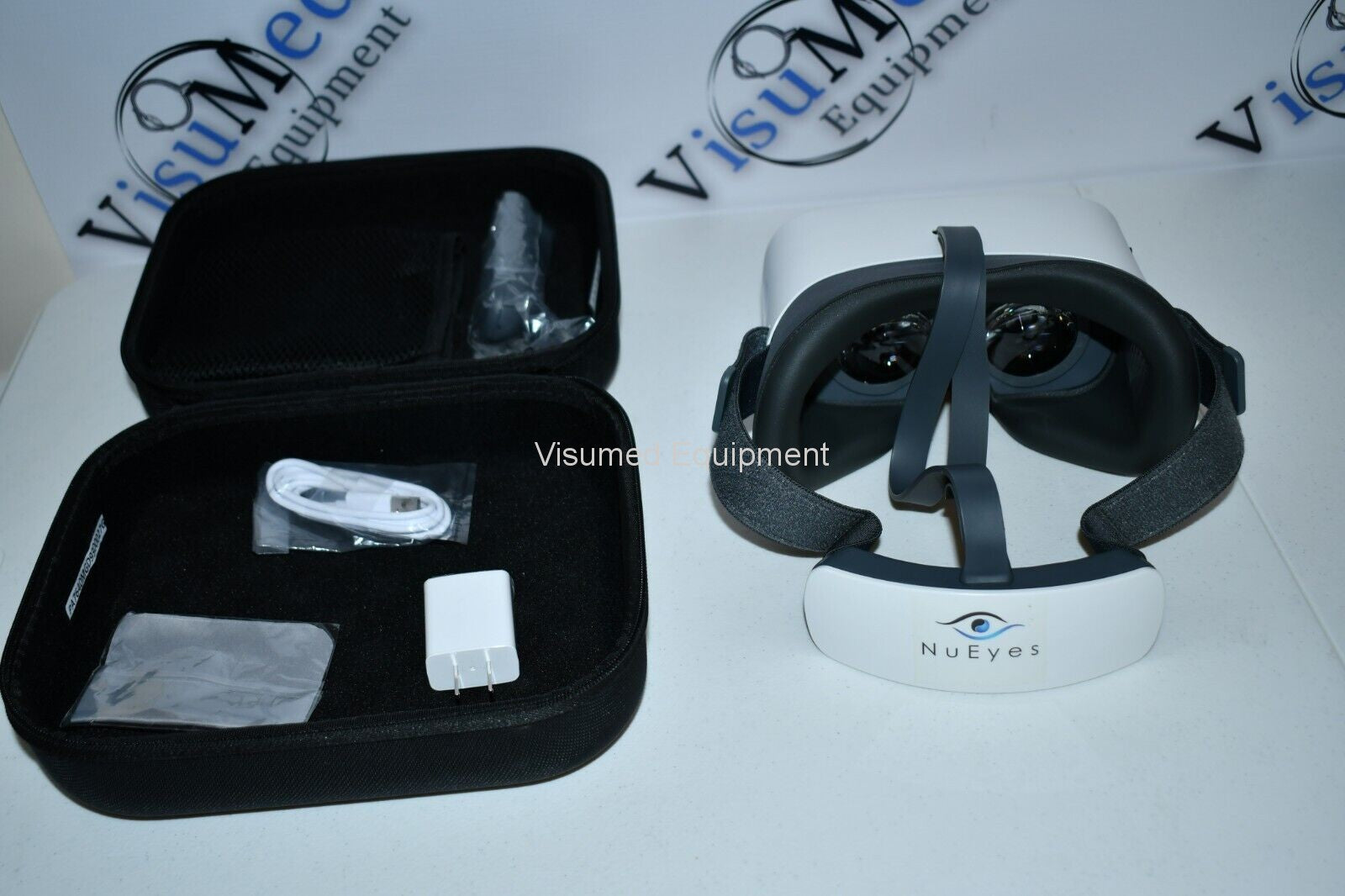 Refurbished Nueyes E2 low vision augmented reality goggles video magnifier offered by Visumed Equipment