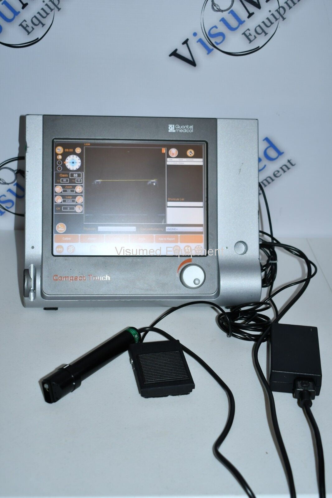Refurbished Quantel compact touch STS UBM Ophthalmic ultrasound offered by Visumed Equipment