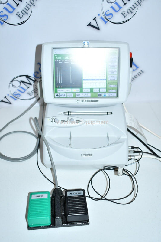 Refurbished Nidek Echoscan US-4000 A scan Bscan Pachymeter ophthalmic ultrasound offered by Visumed Equipment