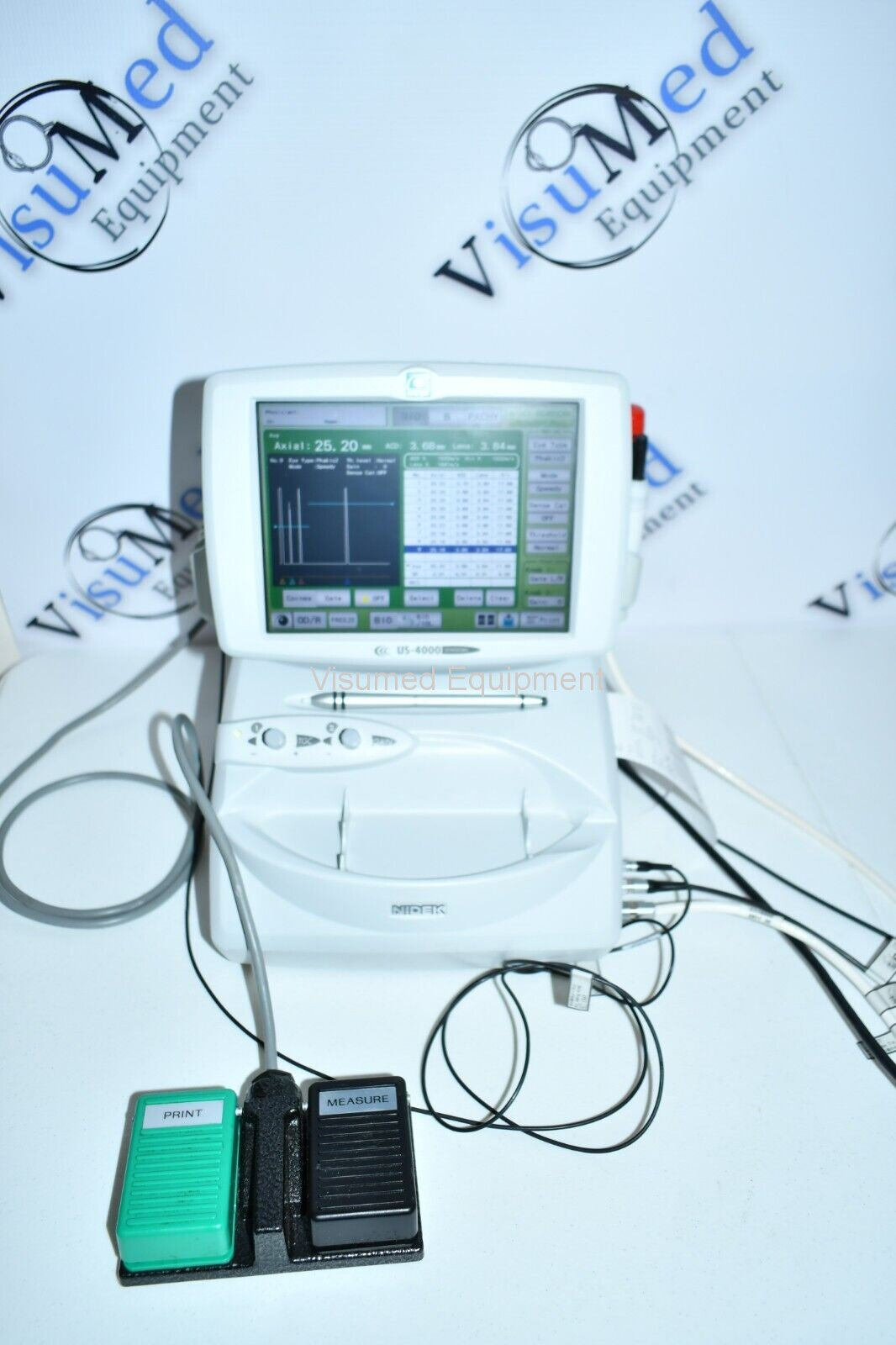 Refurbished Nidek Echoscan US-4000 A scan Bscan Pachymeter ophthalmic ultrasound offered by Visumed Equipment