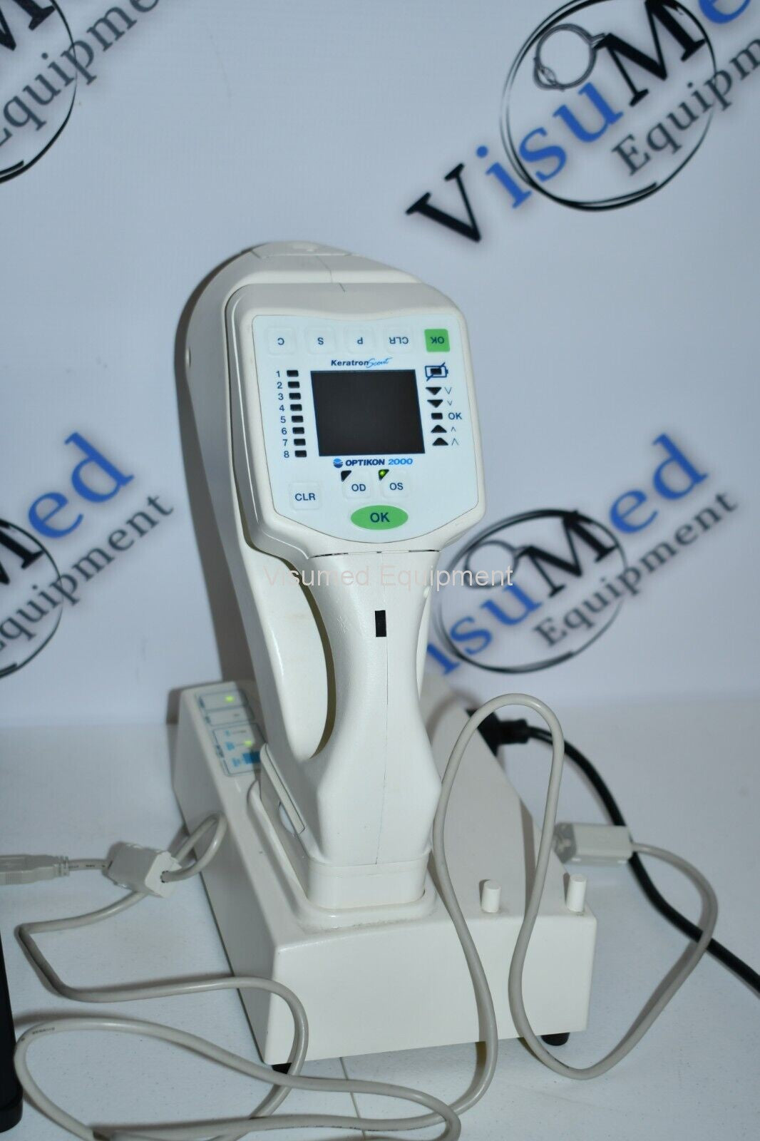 Refurbished Optikon Keratron scout 2000 USB portable Topographer with new battery offered by Visumed Equipment