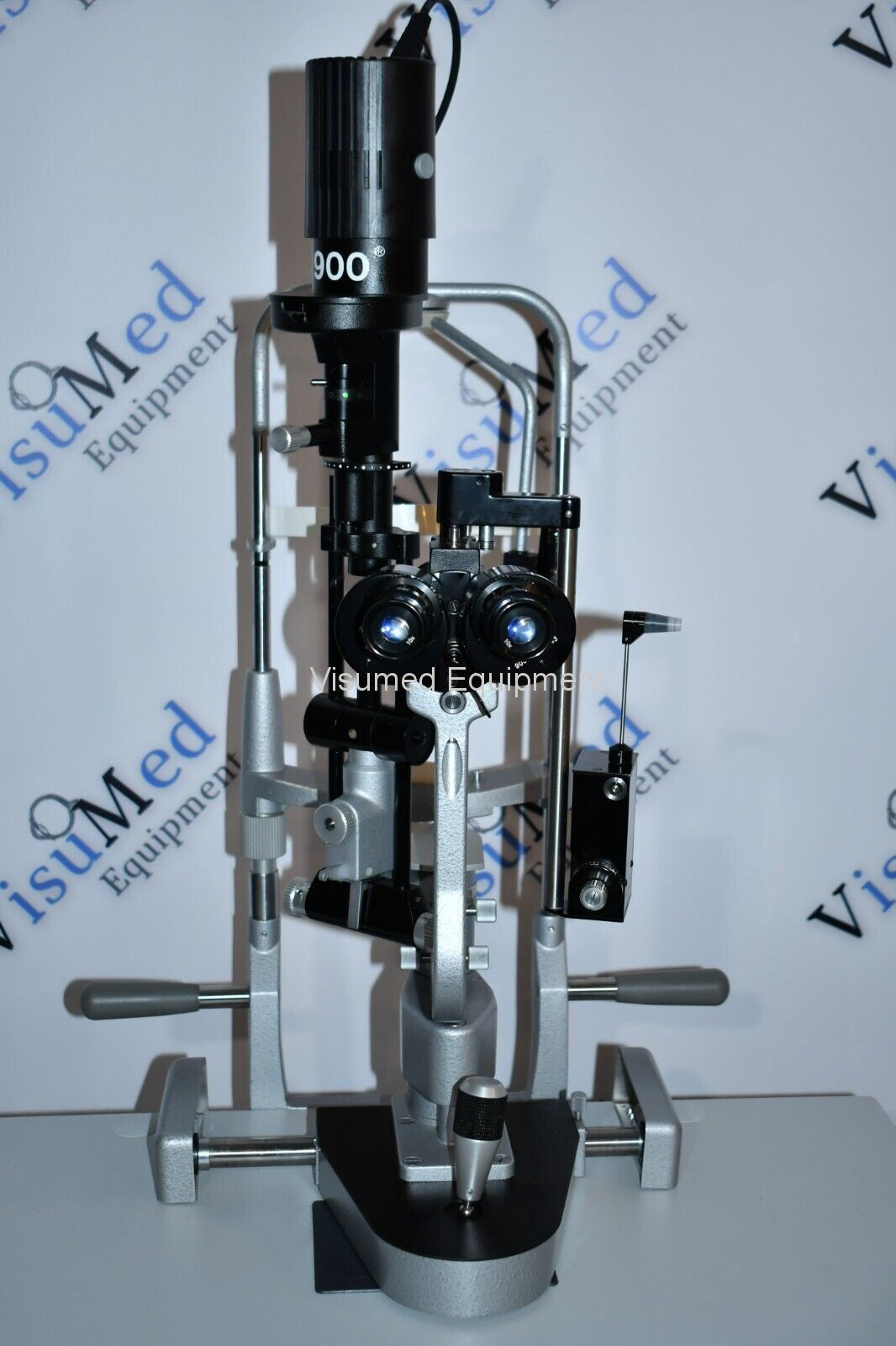 Refurbished Haag Streit BM 900 Slit Lamp with Haag Streit Tonometer and table offered by Visumed Equipment