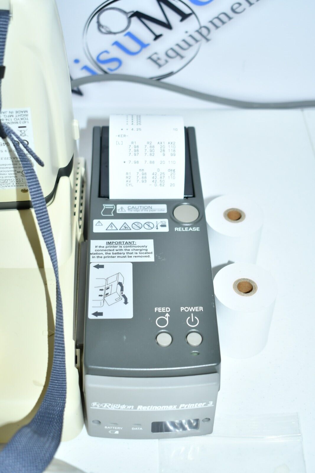Refurbished Righton Retinomax 3 plus K Handheld Autorefractor keratometer in original box offered by Visumed Equipment