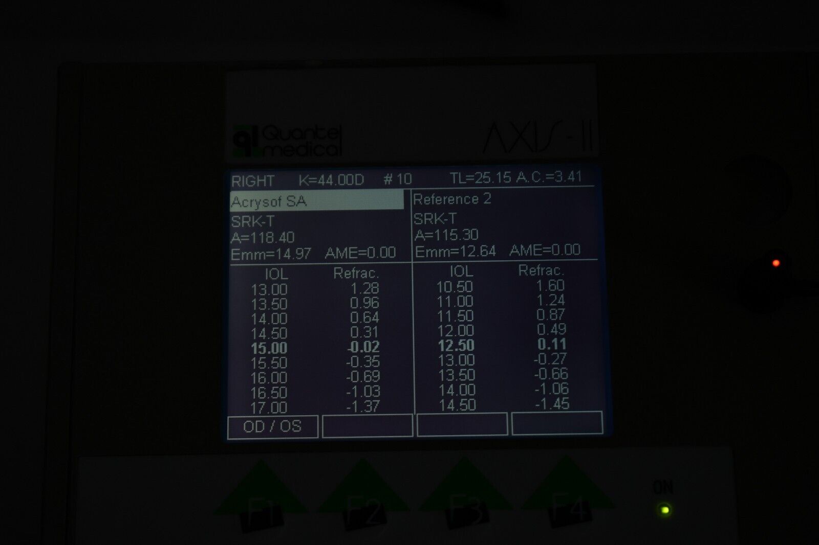 Refurbished QUANTEL MEDICAL AXIS II PR Ultrasound A-Scan  Biometer offered by Visumed Equipment