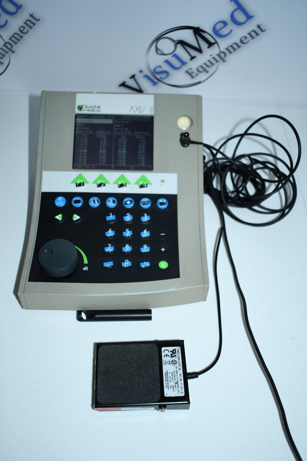Refurbished QUANTEL MEDICAL AXIS II PR Ultrasound A-Scan  Biometer offered by Visumed Equipment