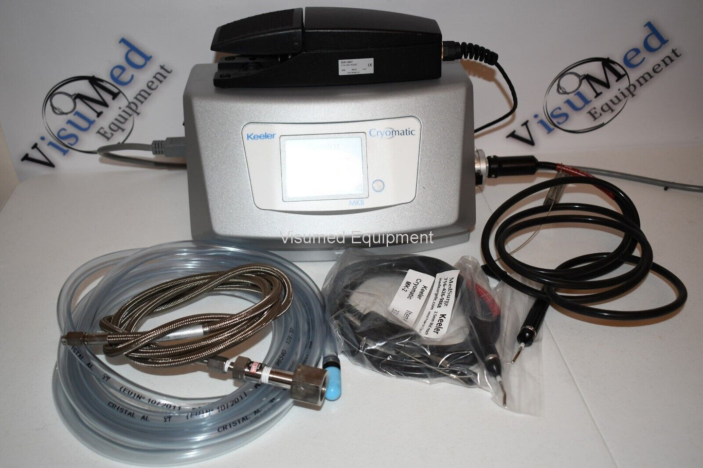 Refurbished Keeler Cryomatic MK II 2 Cryo complete with 2 retinal probes offered by Visumed Equipment