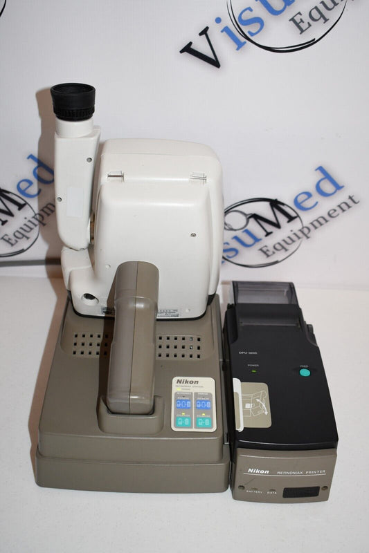 Refurbished Retinomax 2 plus K Autorefractor keratometer with printer and hard case offered by Visumed Equipment