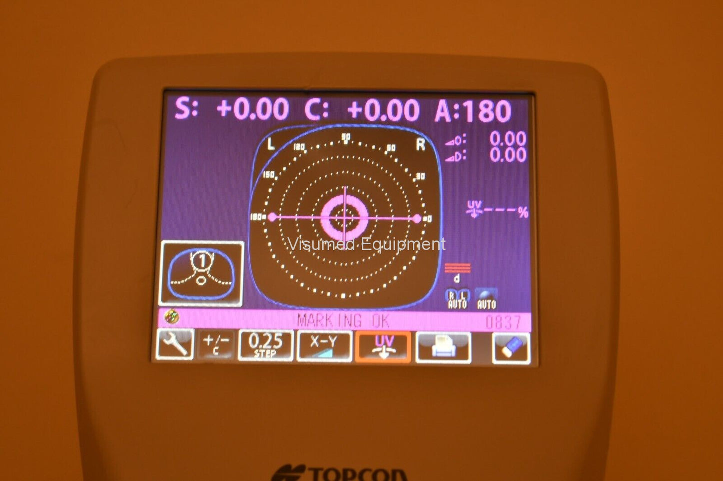 Refurbished Topcon CL-300 auto lensmeter lensometer offered by Visumed Equipment