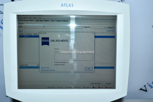 Refurbished Zeiss Atlas 9000 Corneal Topographer Refurbished Windows 10 offered by Visumed Equipment