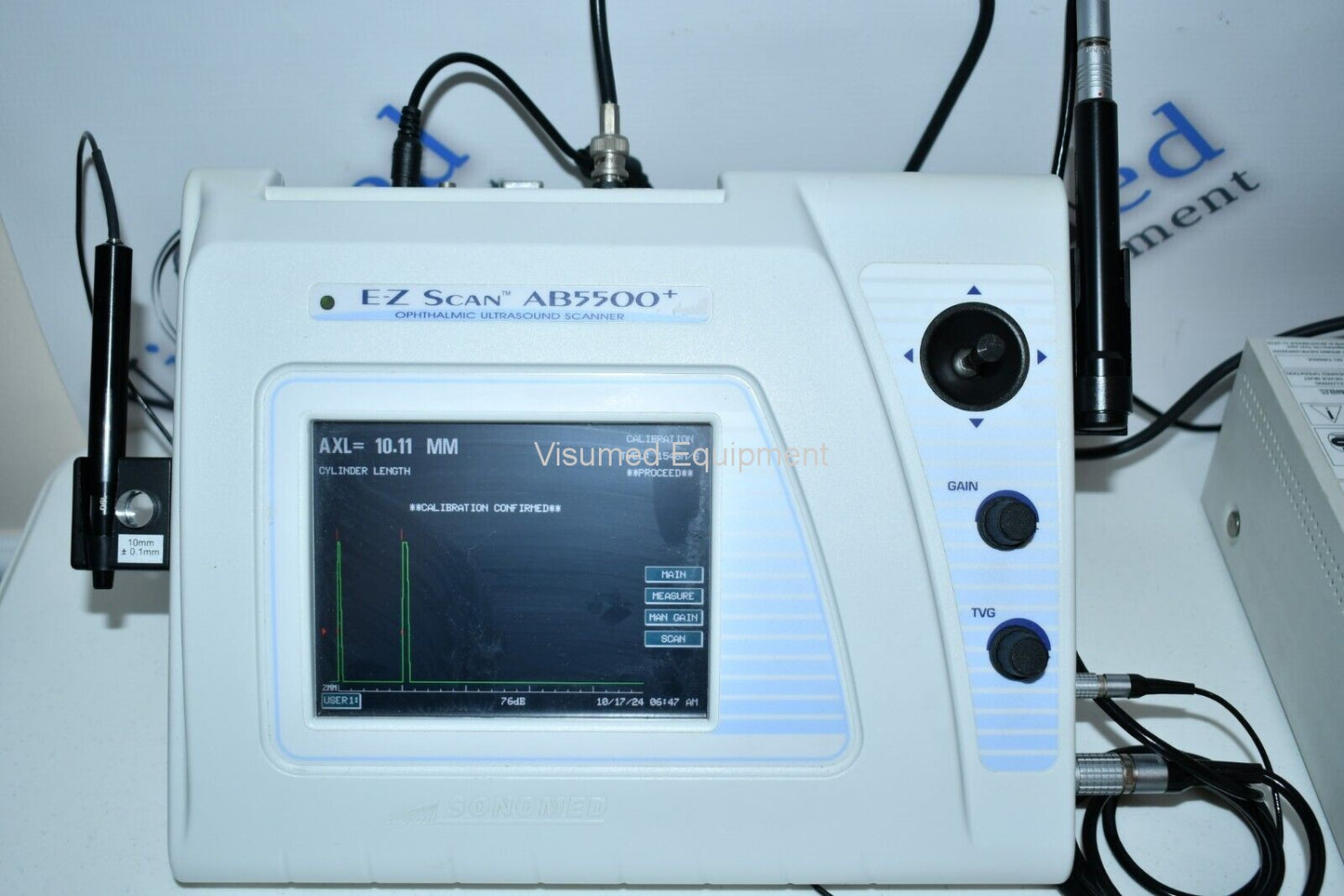 Refurbished Sonomed AB 5500-EZ A-scan B-scan with Printer offered by Visumed Equipment