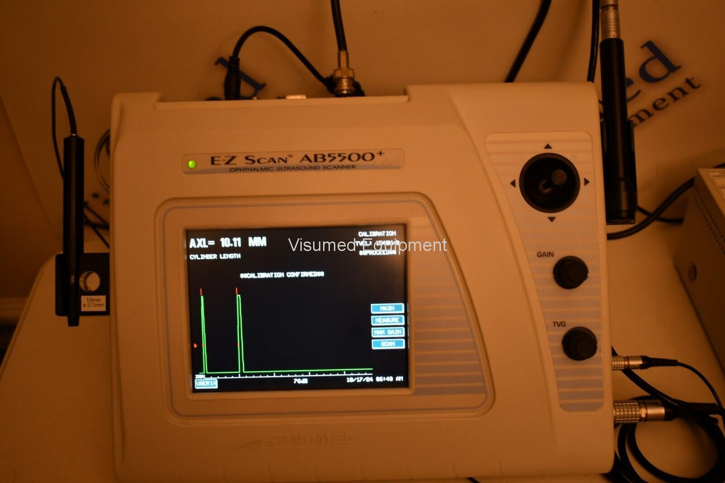Refurbished Sonomed AB 5500-EZ A-scan B-scan with Printer offered by Visumed Equipment