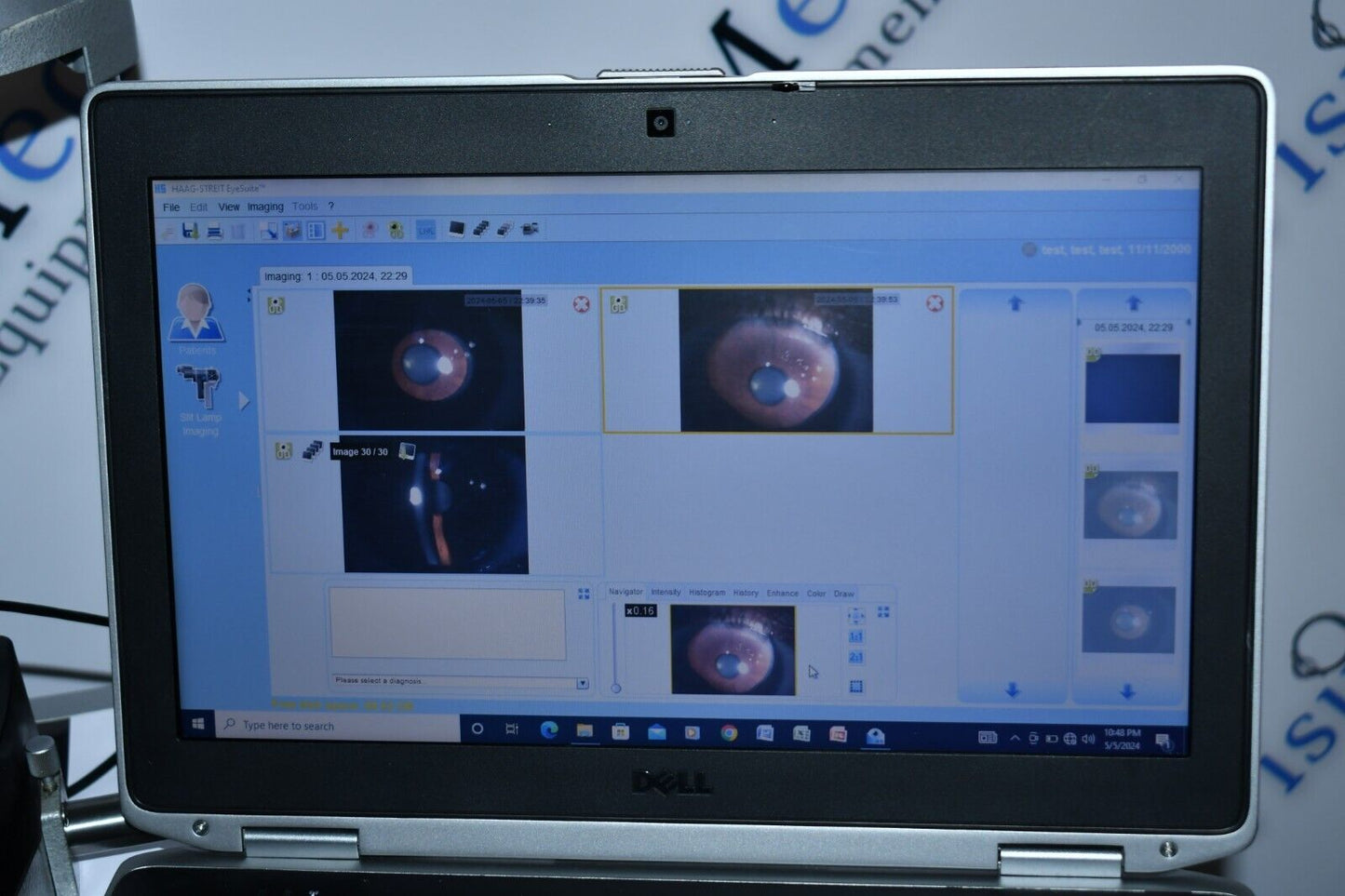 Refurbished Haag Streit BQ 900 Slit Lamp w/ IM 900 Imaging System, manual Table offered by Visumed Equipment