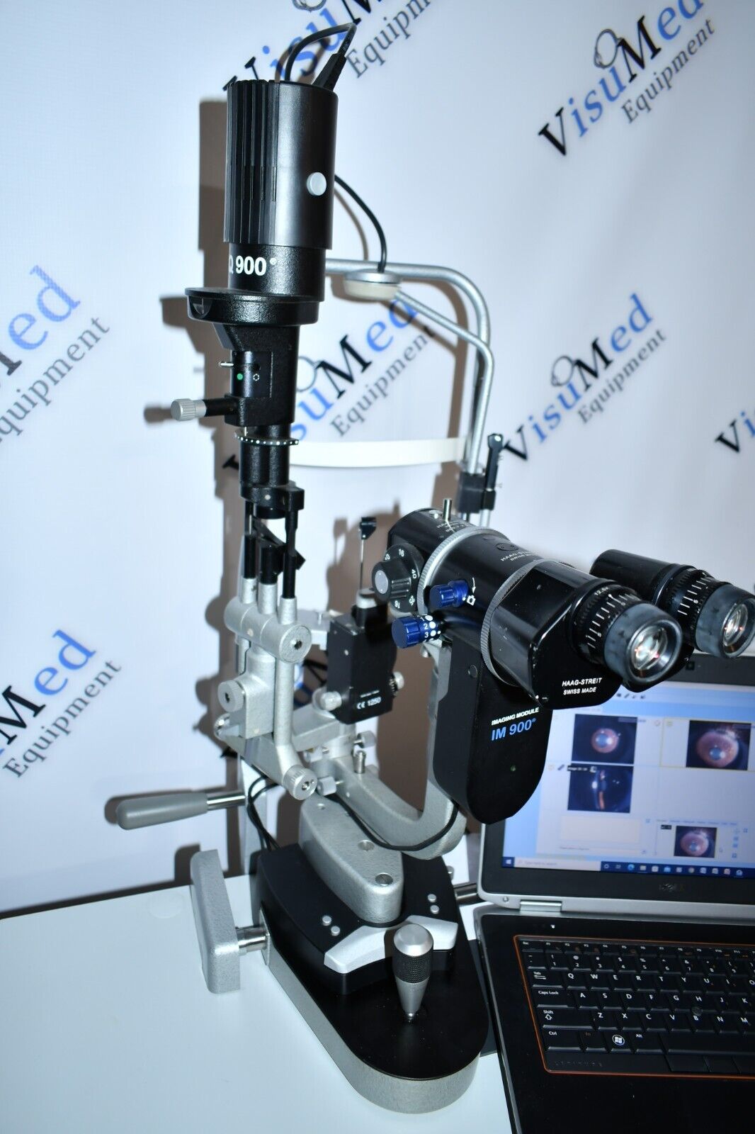 Refurbished Haag Streit BQ 900 Slit Lamp w/ IM 900 Imaging System, manual Table offered by Visumed Equipment