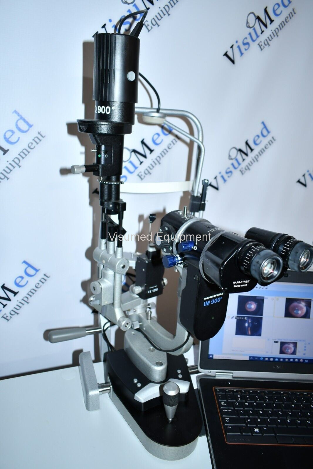 Refurbished Haag Streit BQ 900 Slit Lamp w/ IM 900 Imaging System, manual Table offered by Visumed Equipment