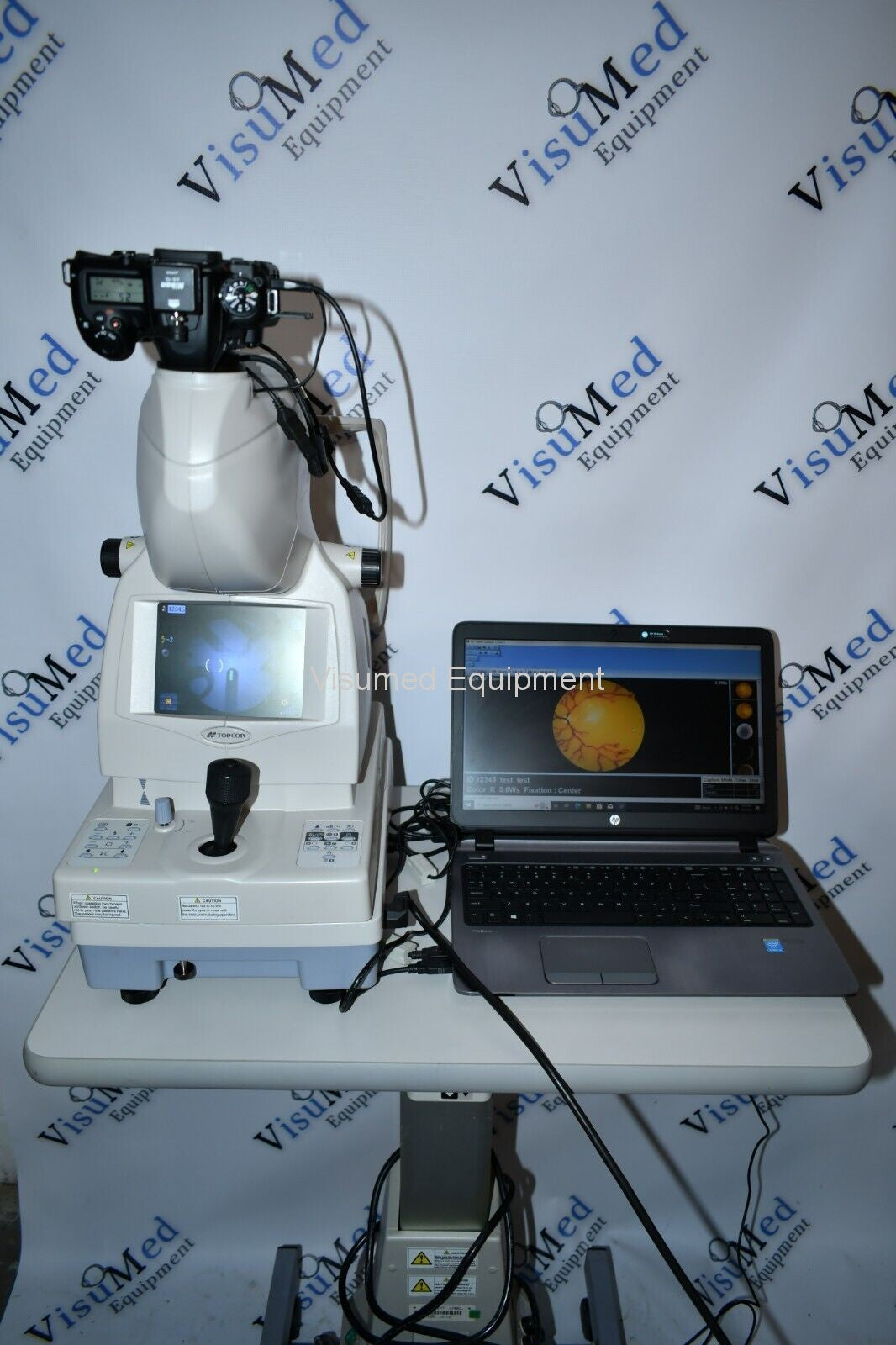 Refurbished Topcon TRC-NW8F Non-Myd Retinal Camera with Imagenet 5 Color/Red-Free/FA offered by Visumed Equipment
