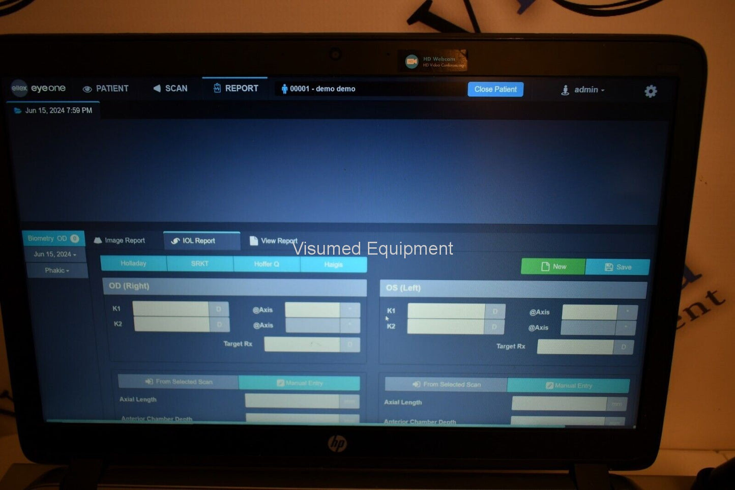 Refurbished Ellex Eye One Ultrasound B-scan A-scan offered by Visumed Equipment