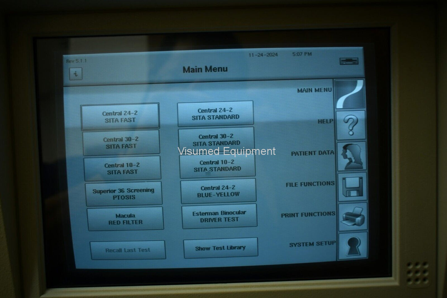 Refurbished Zeiss Humphrey 750i Visual field machine 5.1.1 Software Factory USB offered by Visumed Equipment