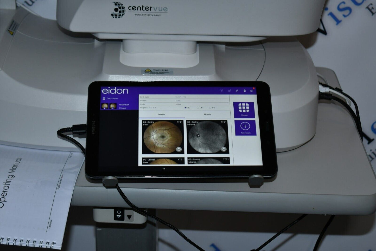 Refurbished iCare Centervue EIDON AF widefield TrueColor with Autofluorescence fundus Camera offered by Visumed Equipment