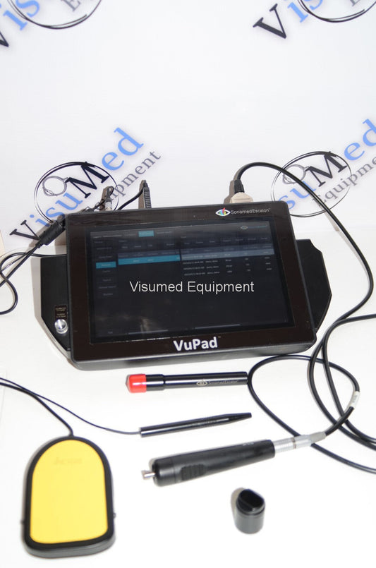 Refurbished Sonomed Escalon Vupad A-scan B-scan and UBM offered by Visumed Equipment