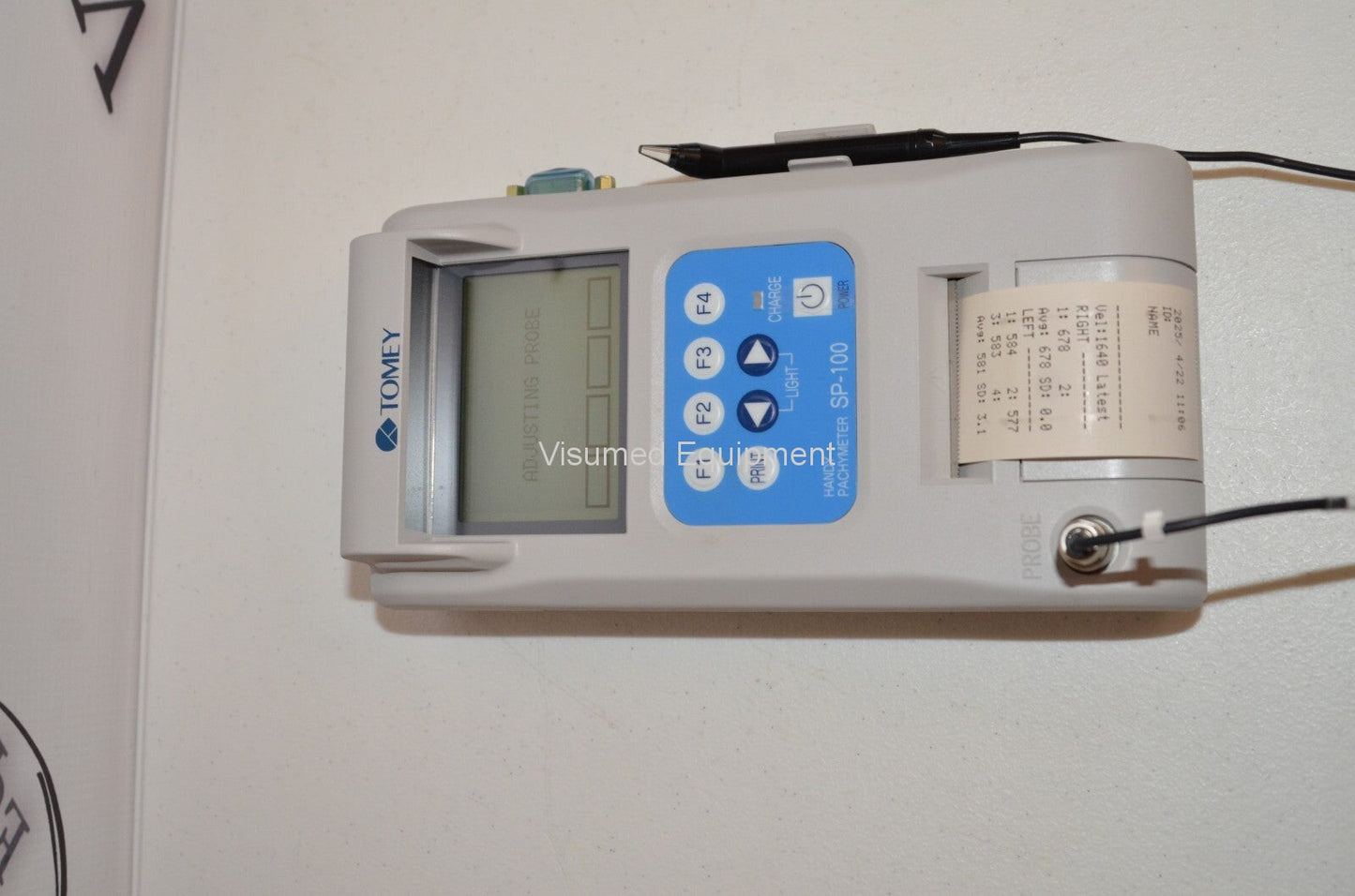Refurbished Tomey SP-100 Handheld Pachymeter With Built-in Printer offered by Visumed Equipment