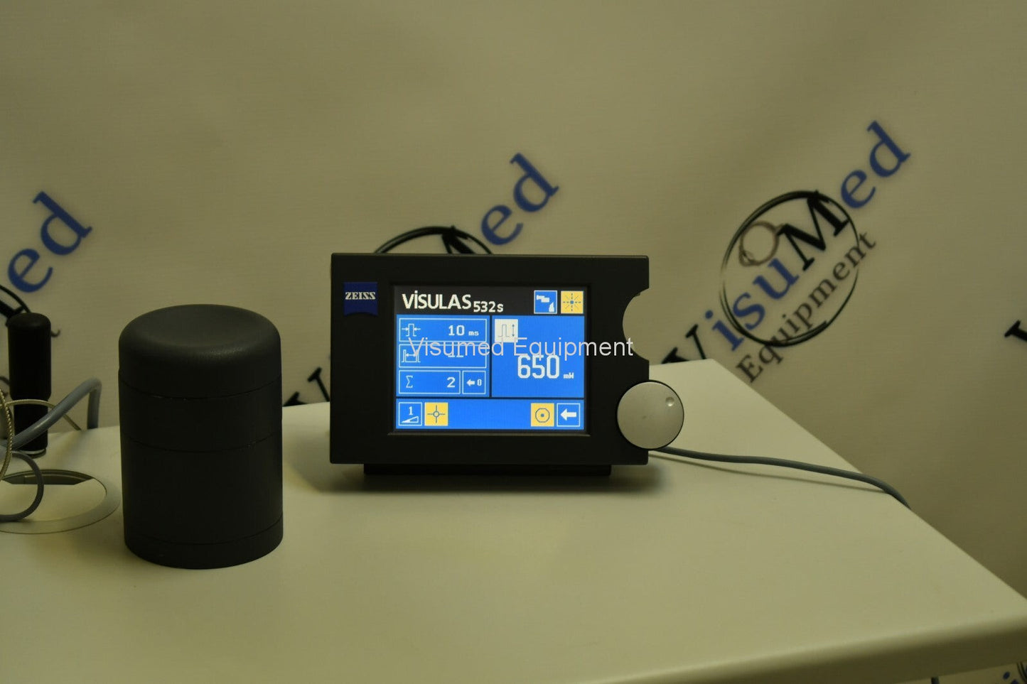 Refurbished Carl Zeiss 532s Argon and Nd-YAG laser VISULAS II Plus combo laser offered by Visumed Equipment