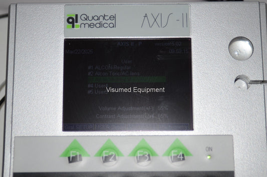 Quantel Medical Axis II Ultrasound A-Scan Biometer — Refurbished