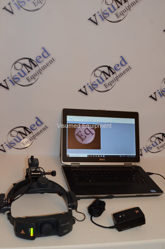 Refurbished HEINE OMEGA 500 LED ophthalmoscope with DV1 Digital Video fundus Camera offered by Visumed Equipment
